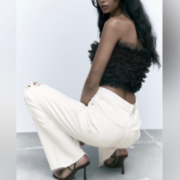 Tulle Bandeau Top | Zara - Picture 4 of 4